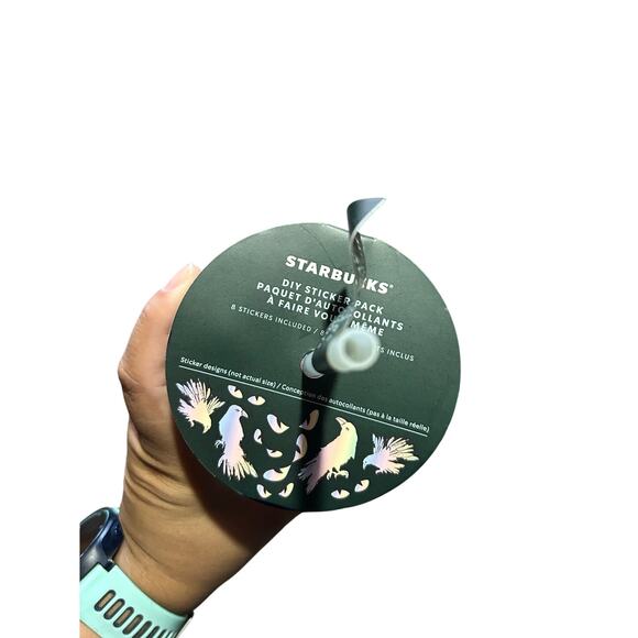 2022 Starbucks 16oz NEW Raven's Perch Glow in the Dark Tumbler with Stickers - Picture 3 of 3